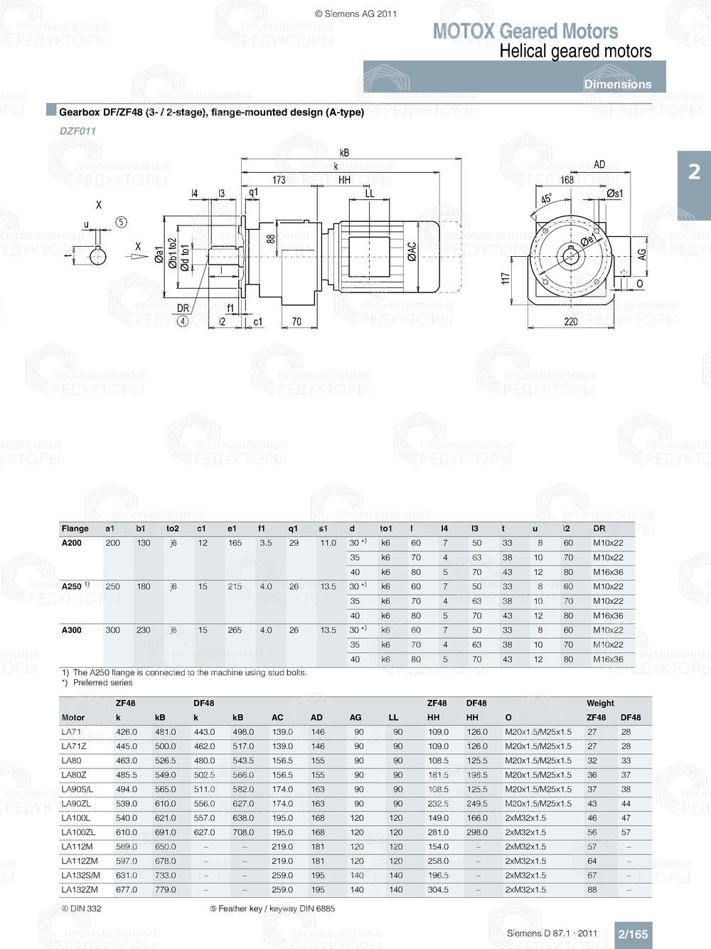 Мотор-редуктор Flender D-Z48 Flender D-Z48